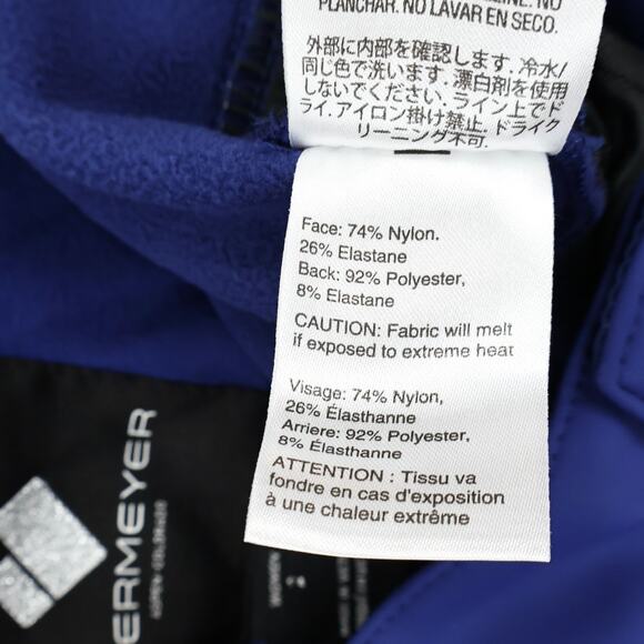NWT Women's Obermeyer Clio Softshell All Season Fleece Lined Ski Pant Navy 2 - Picture 13 of 13